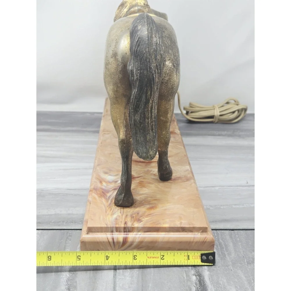 1950's United Brass Finish Western Horse 17